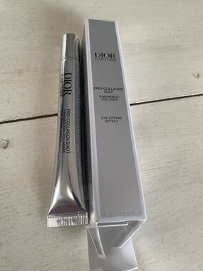 Dior Pro-Collagen Eye Shot - Silver Tube & Box